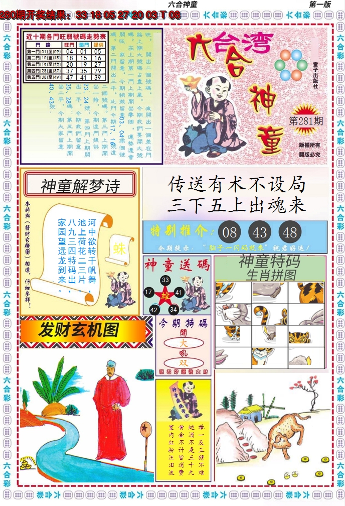 2024281期六合神童A