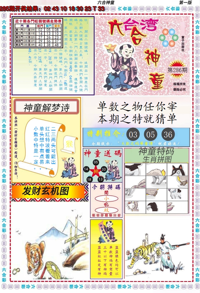 2024286期六合神童A