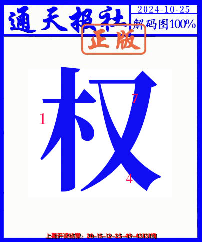 2024299期另解码图