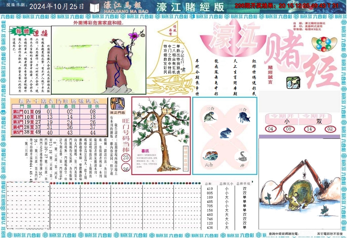 2024299期濠江赌经A