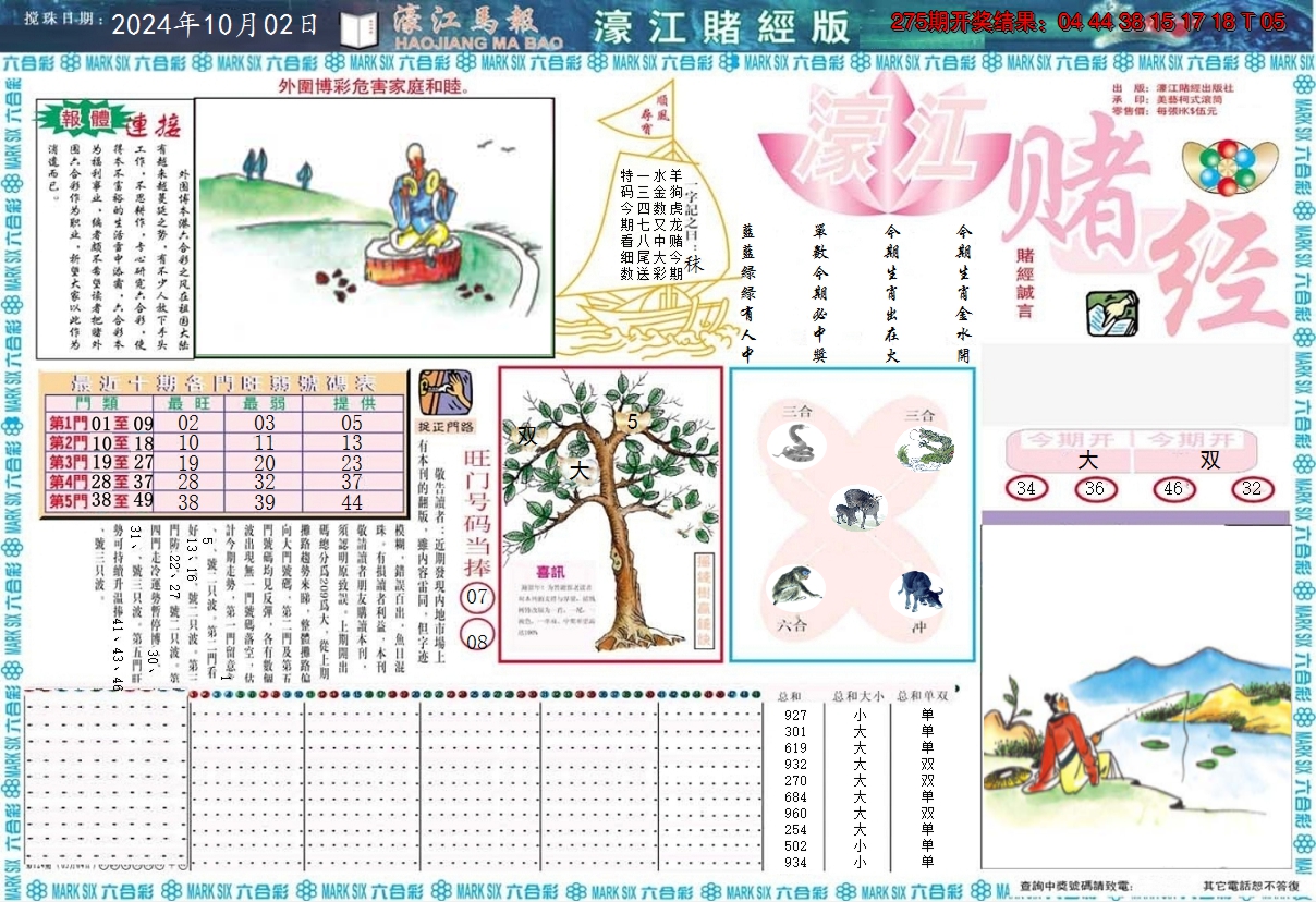 2024276期濠江赌经A