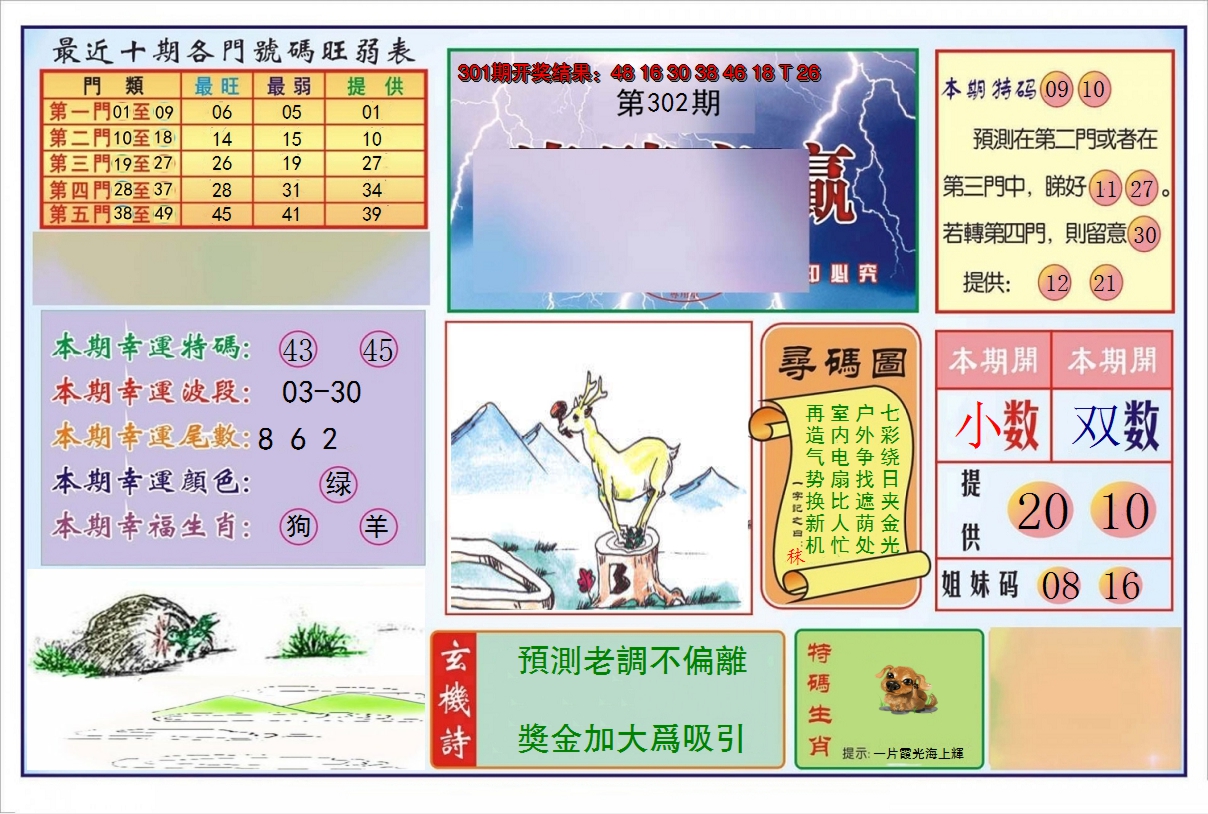 2024302期逢赌必羸