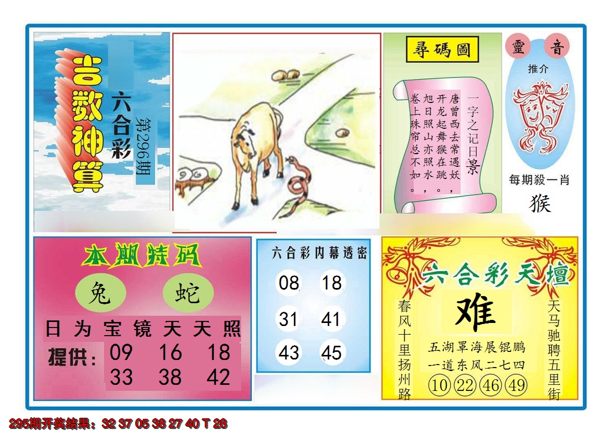 2024296期吉数神算