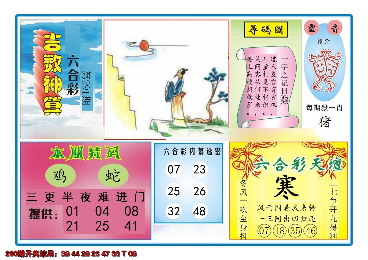 2024291期吉数神算