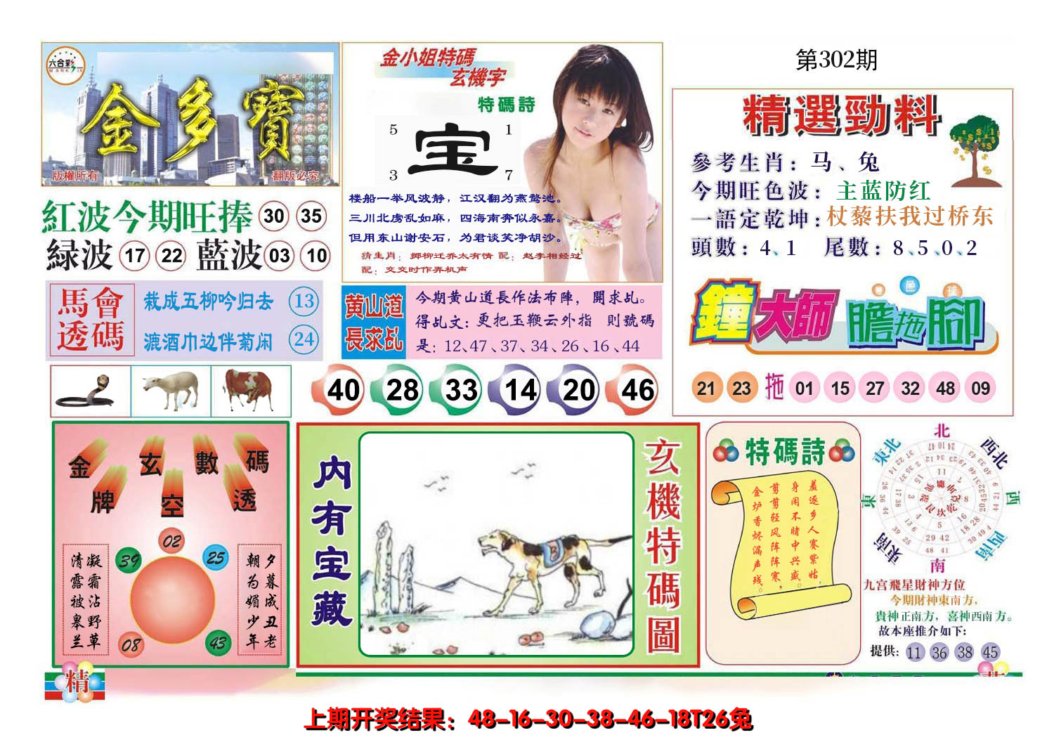 2024302期金多宝