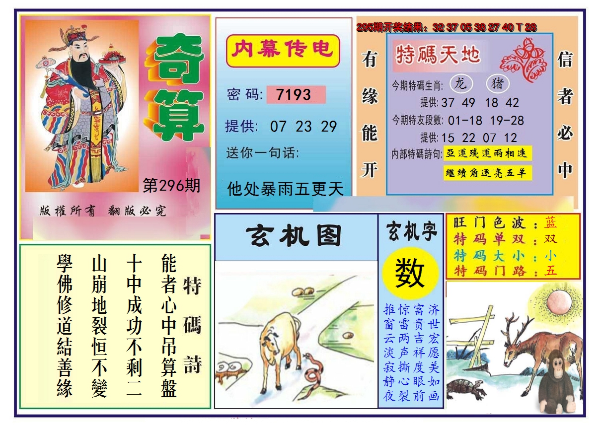 2024296期奇算