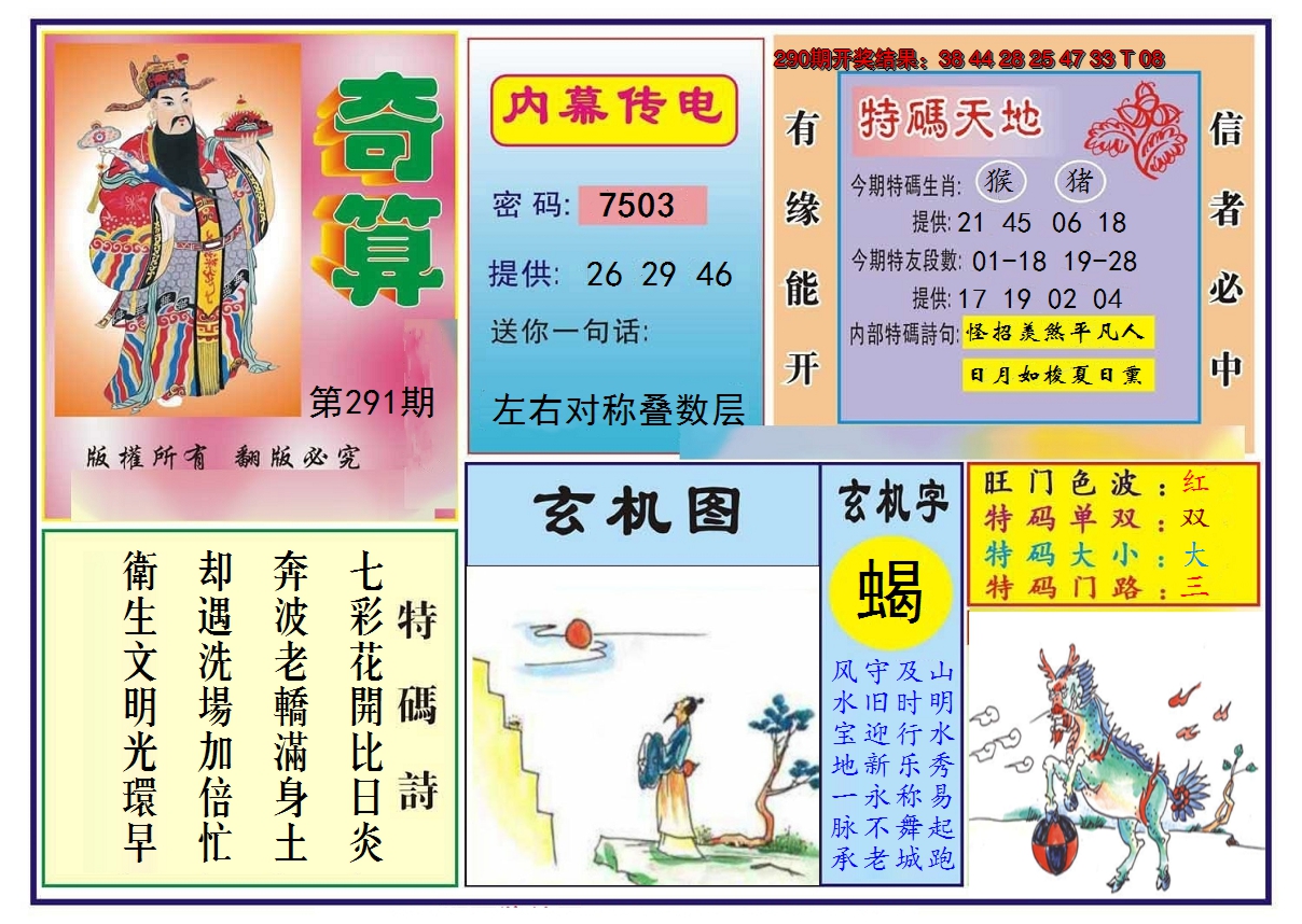2024291期奇算