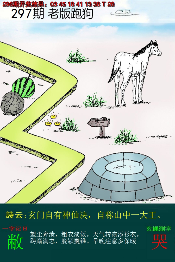 2024297期老版跑狗