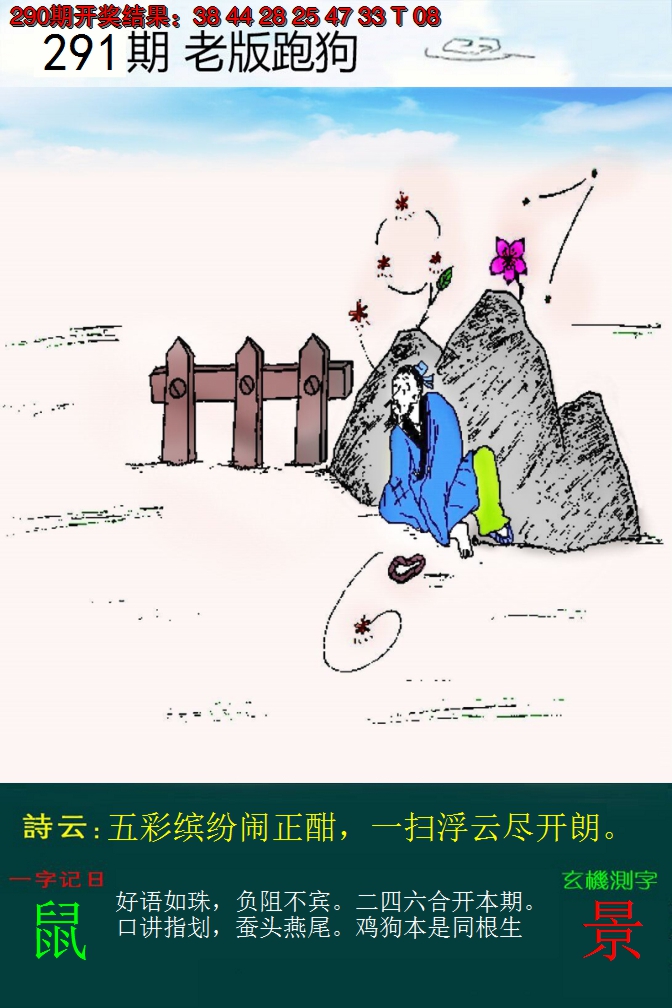 2024291期老版跑狗