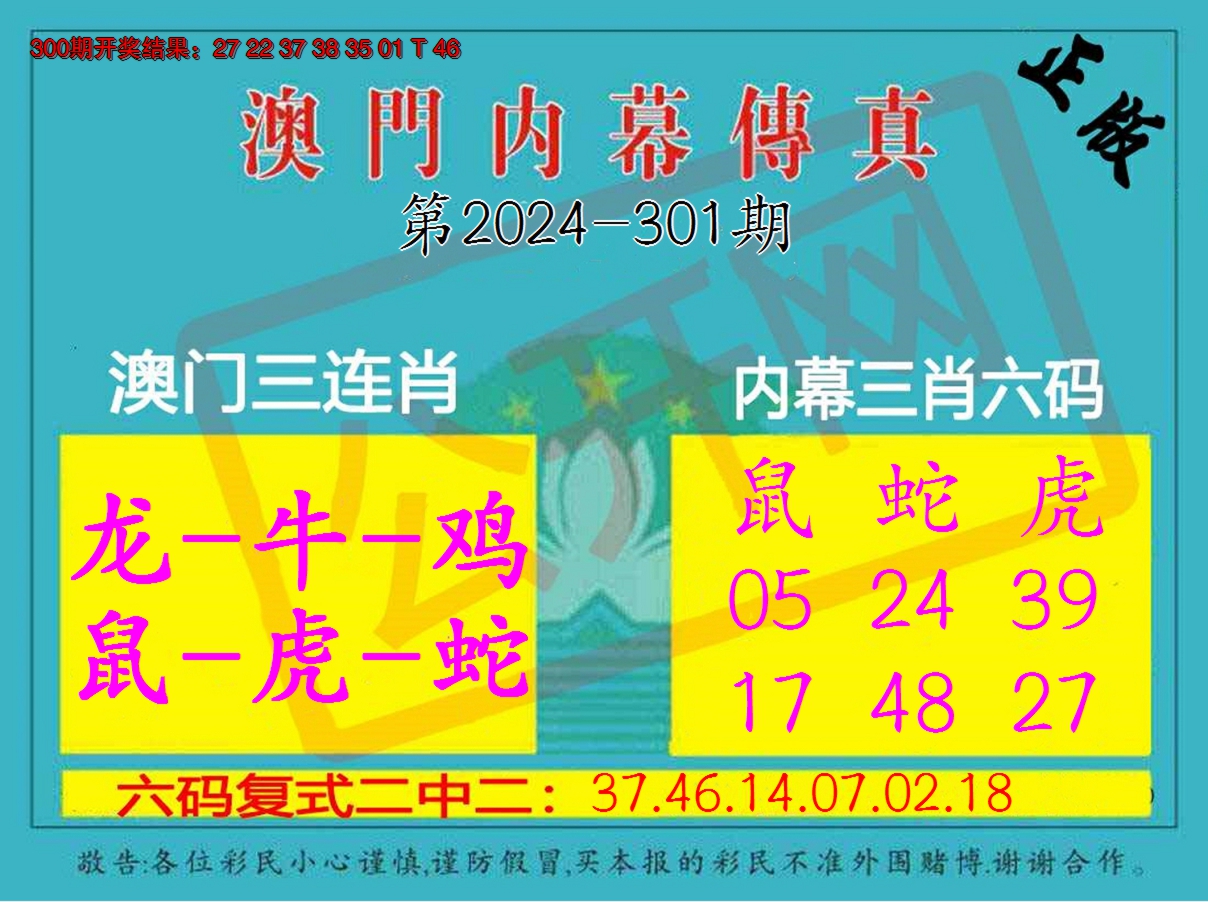 2024301期内幕传真三肖版