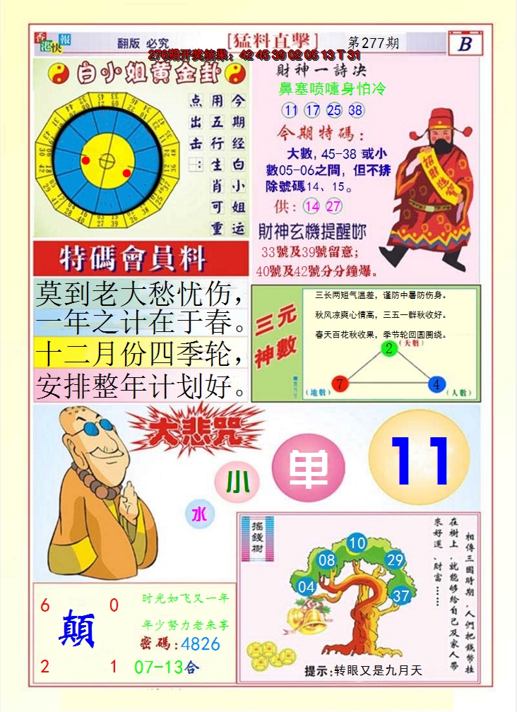 2024277期猛料直击B
