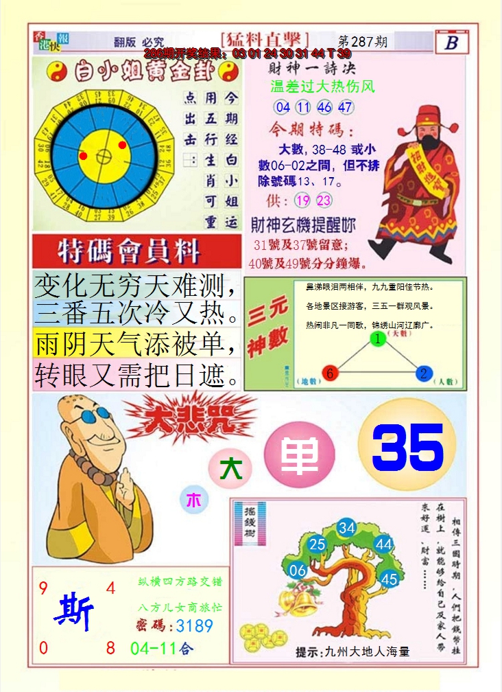2024287期猛料直击B