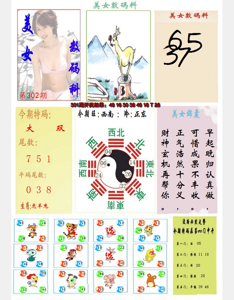 2024302期美女数码料