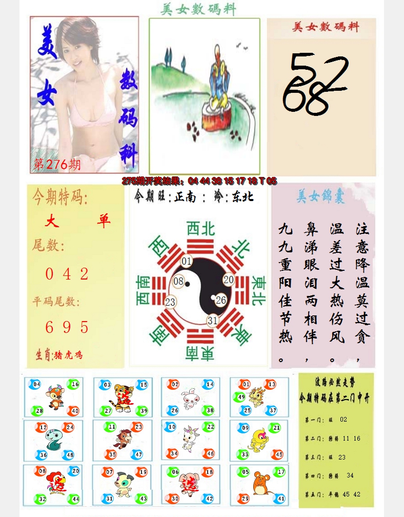 2024276期美女数码料