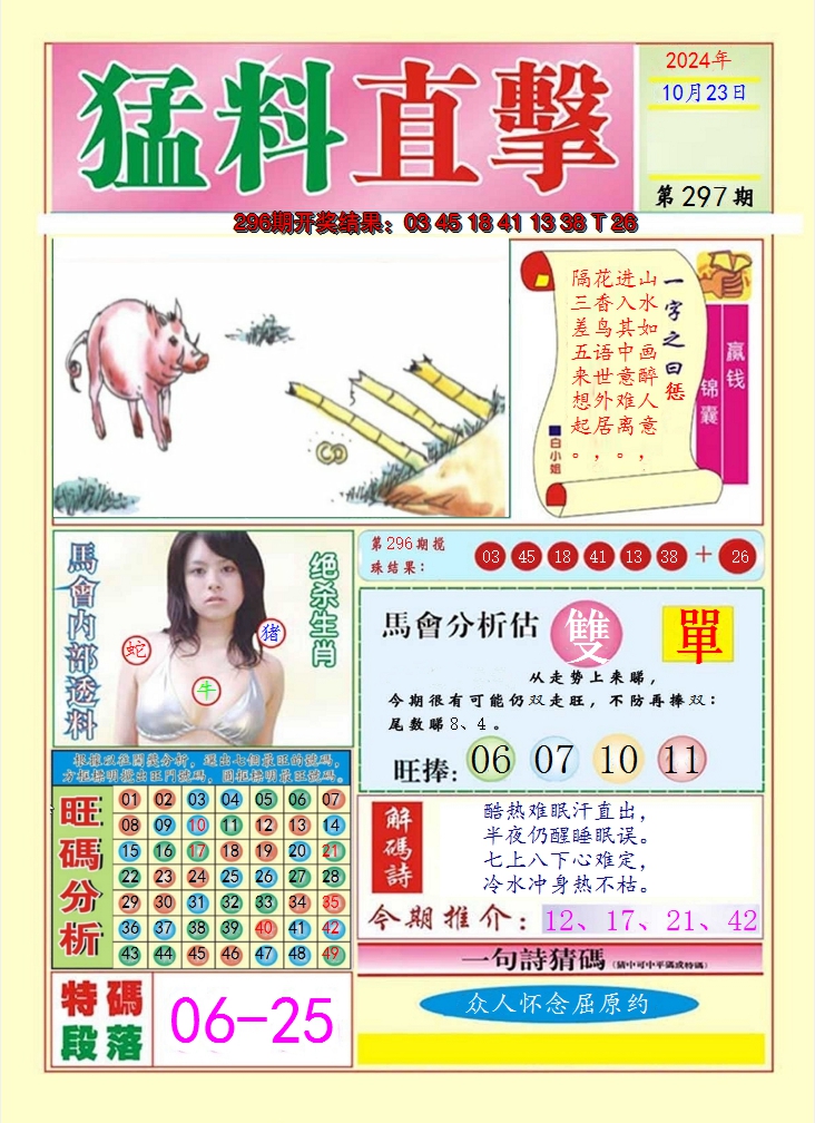 2024297期猛料直击A