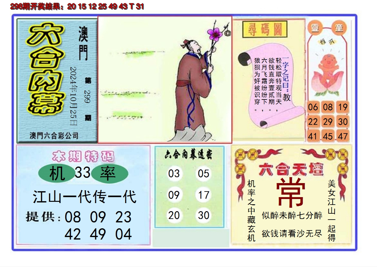 2024299期六合内幕