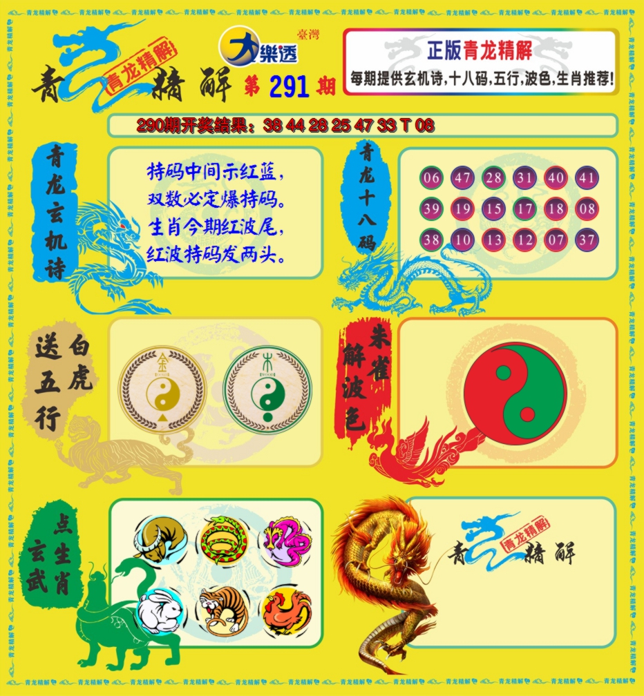 2024291期青龙精解