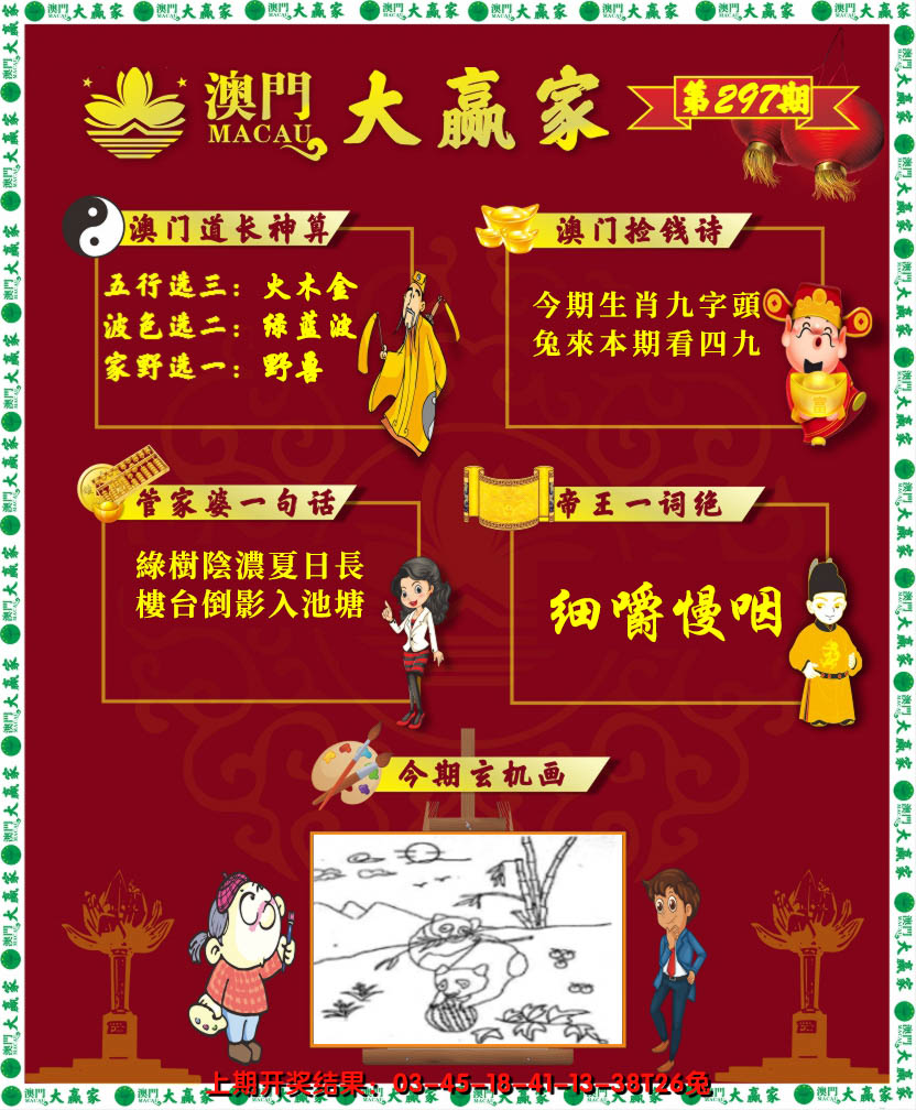 2024297期大赢家