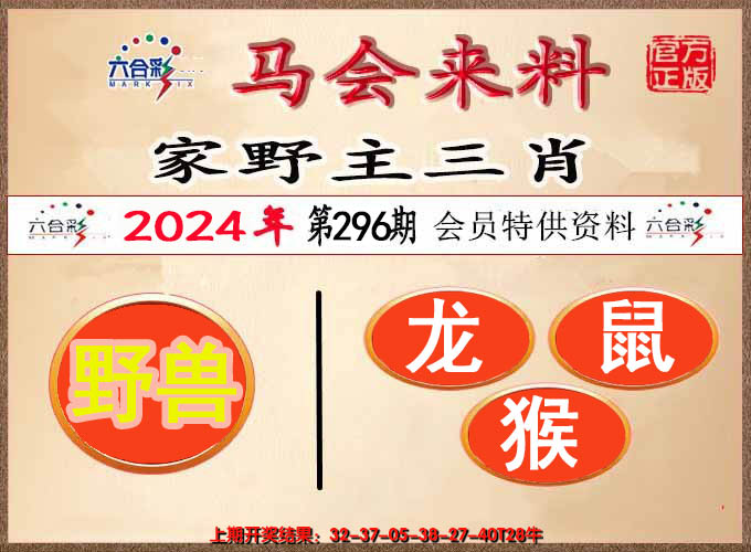 2024296期澳门来料