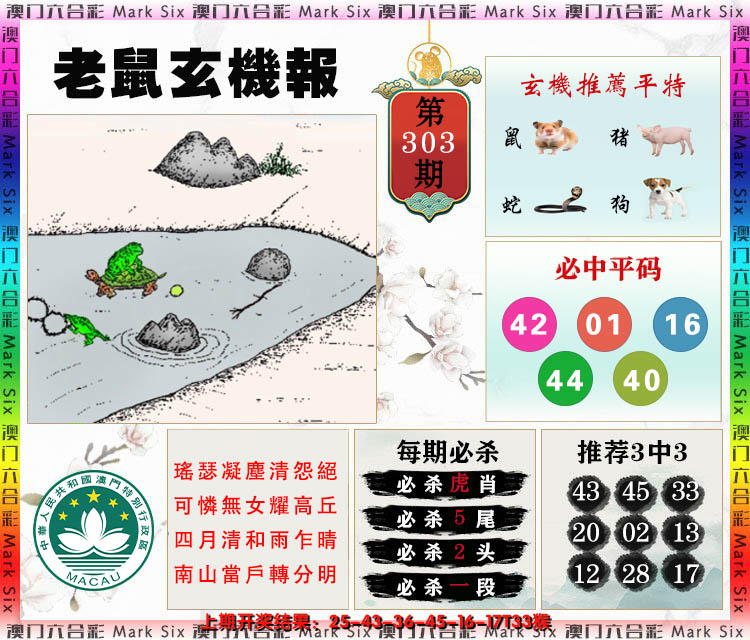 2024303期老鼠玄机报