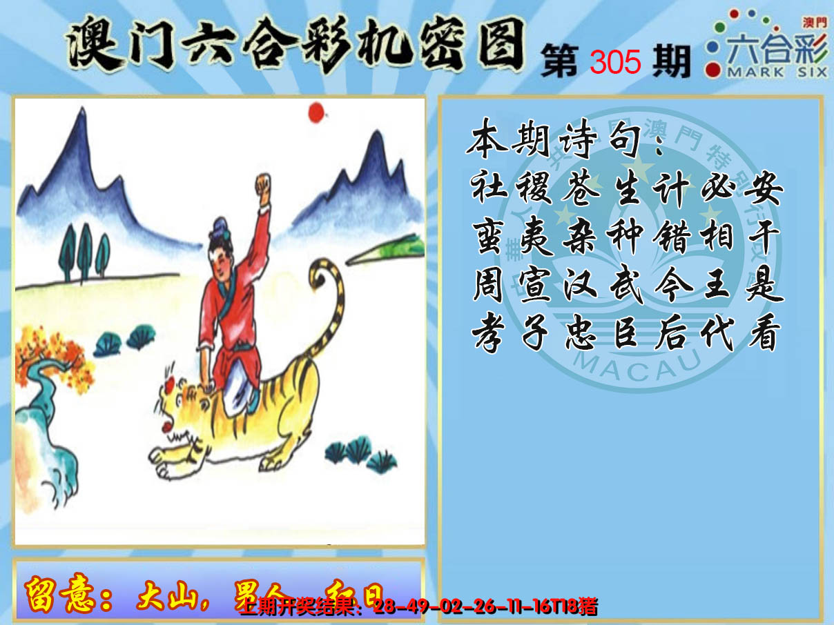 2024305期机密图