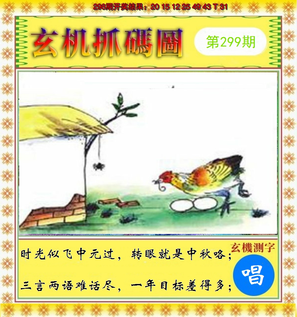 2024299期玄机抓码图