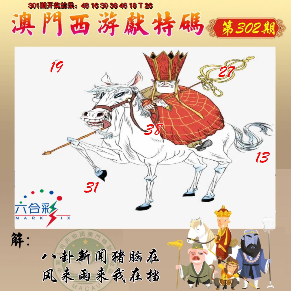 2024302期西游献码