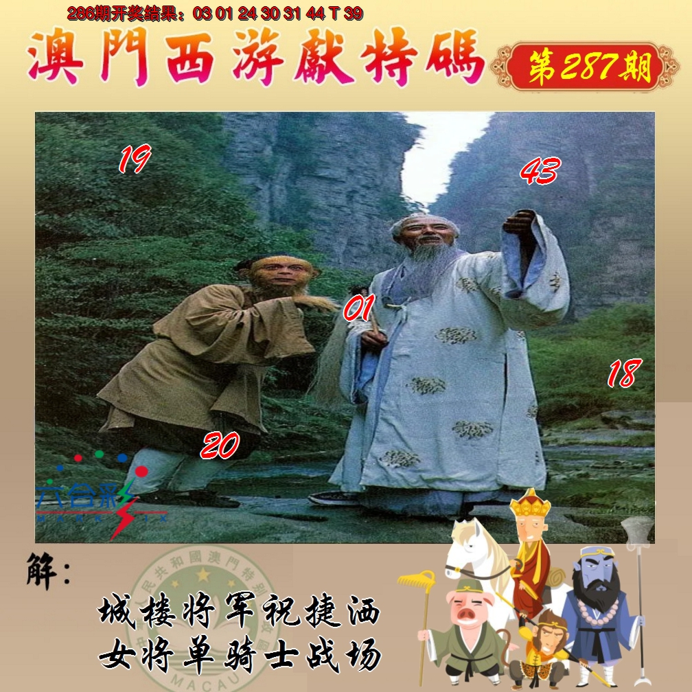 2024287期西游献码