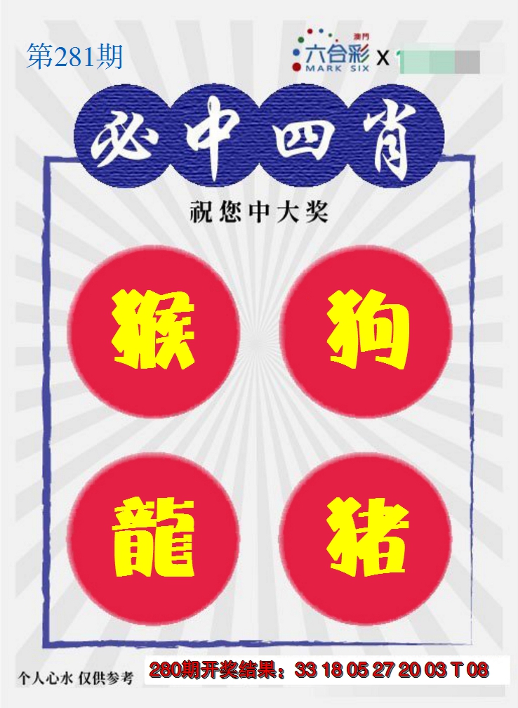 2024281期必中四肖S