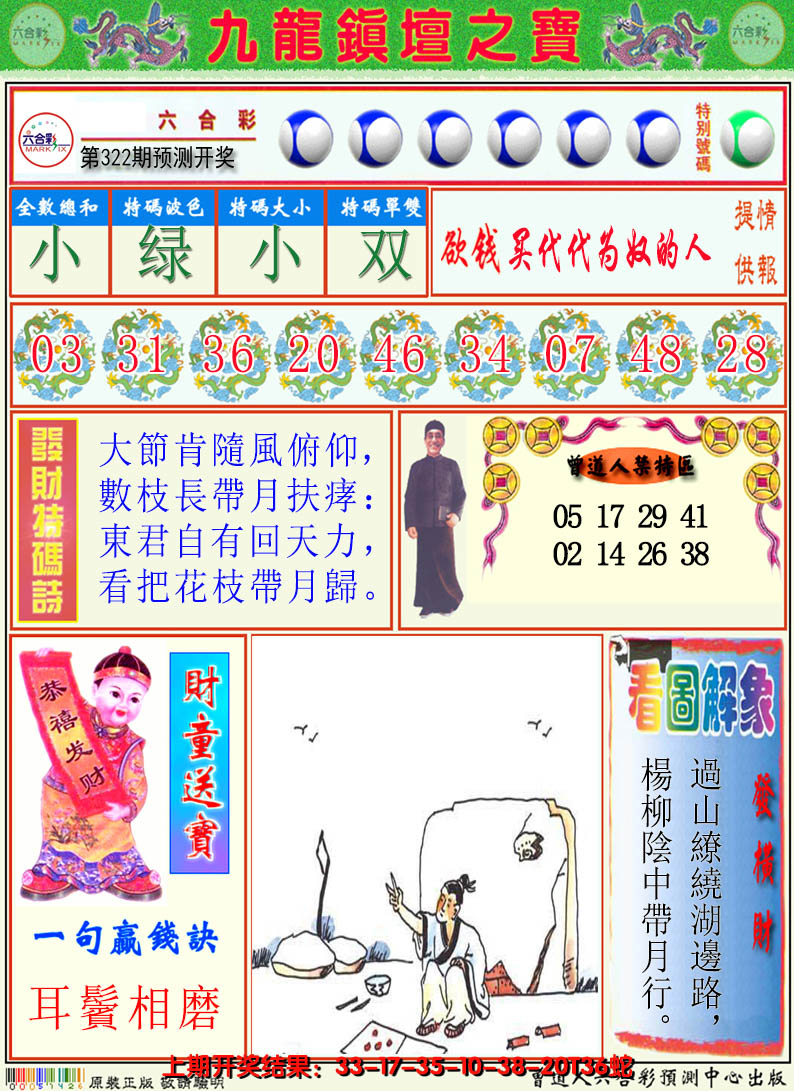 2024322期澳门挂牌解特码A
