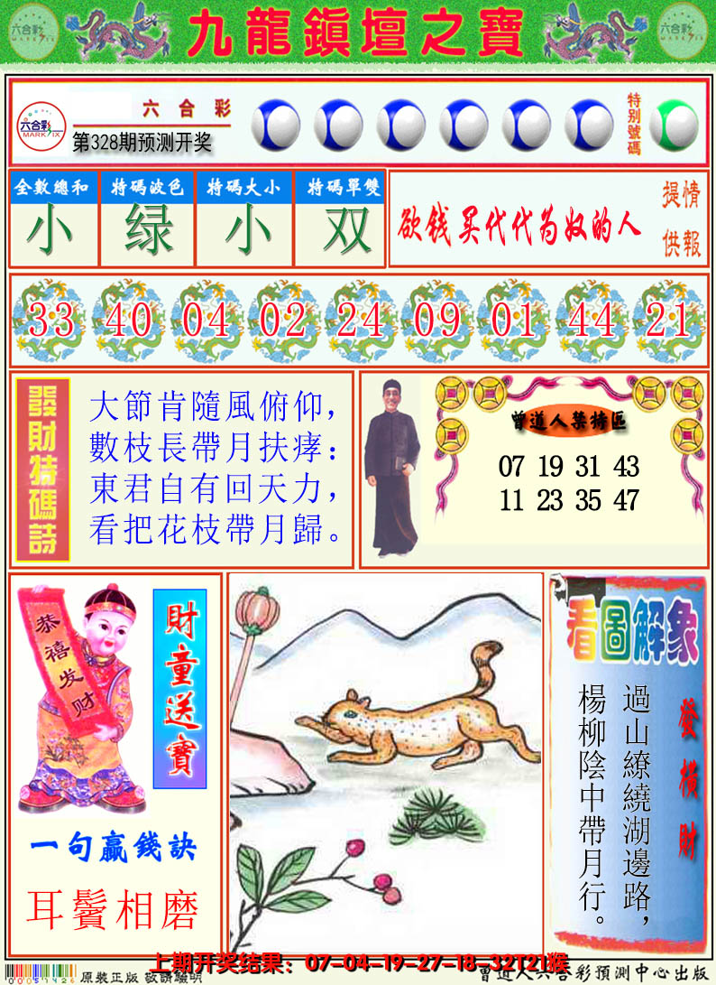 2024328期澳门挂牌解特码A