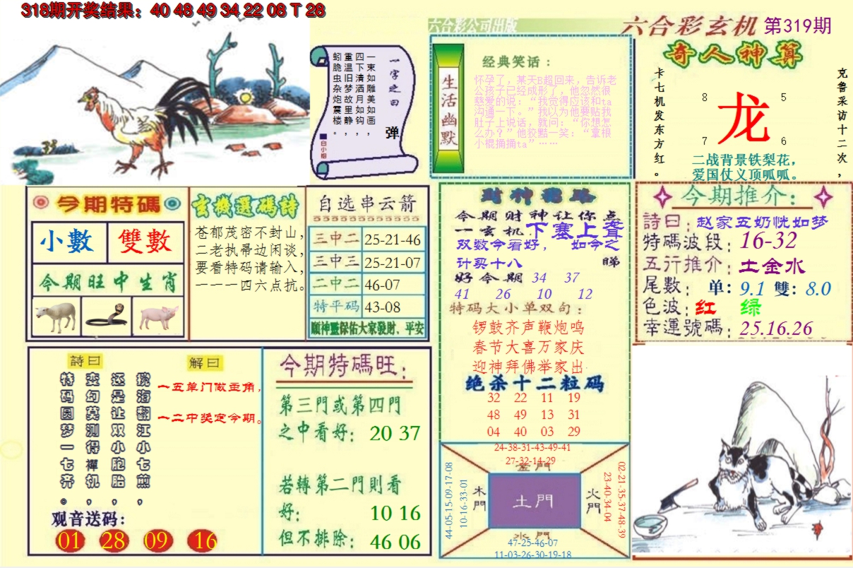 2024319期澳门六合玄机