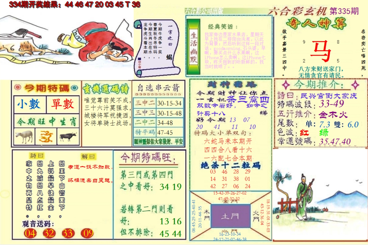2024335期澳门六合玄机
