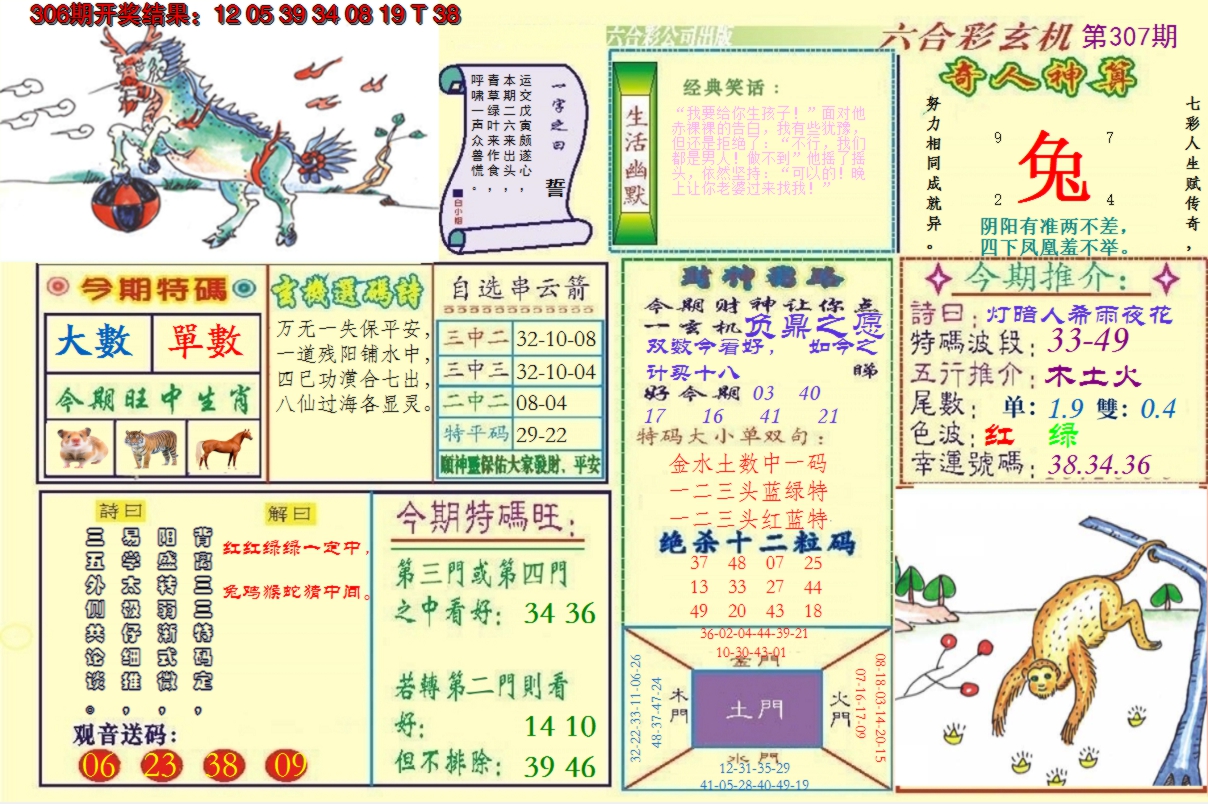 2024307期澳门六合玄机