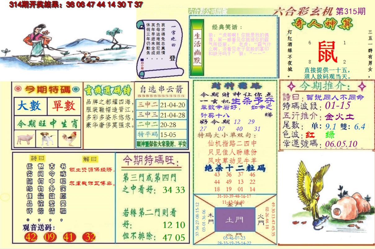 2024315期澳门六合玄机