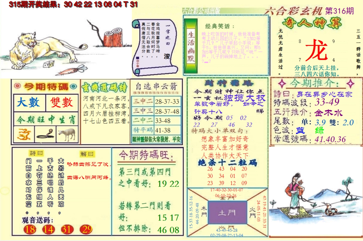 2024316期澳门六合玄机
