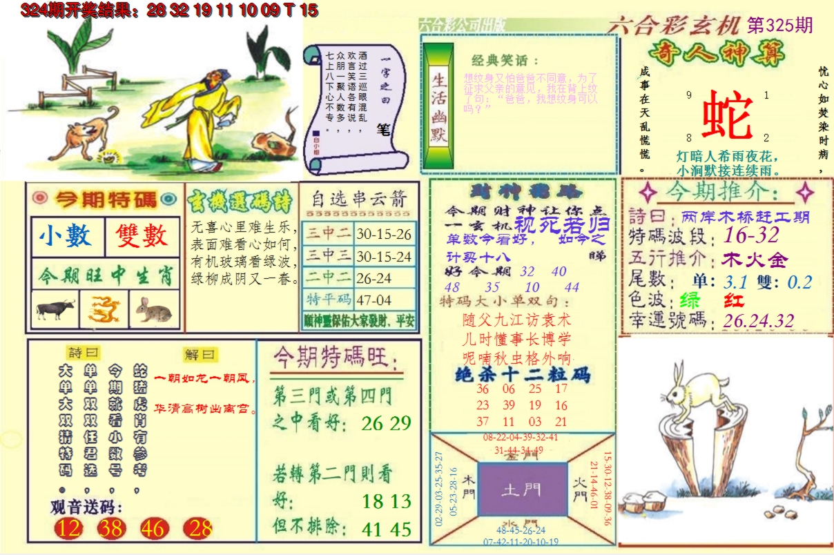 2024325期澳门六合玄机