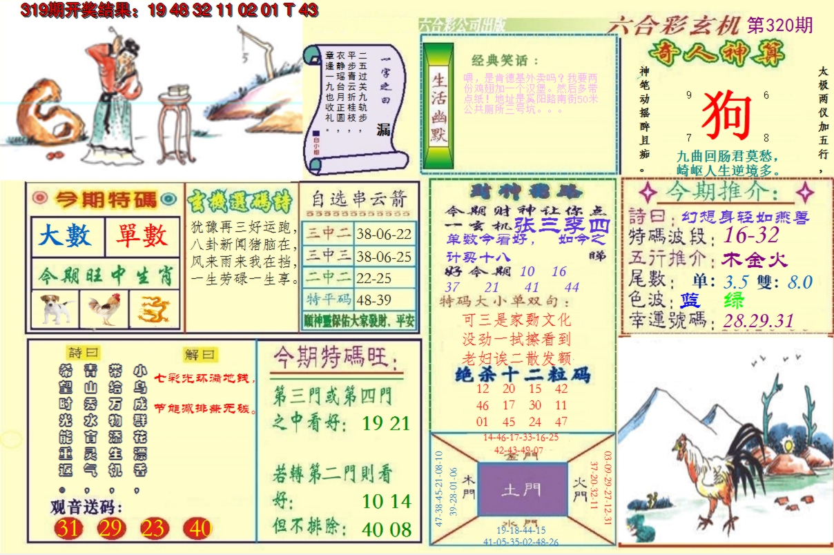 2024320期澳门六合玄机
