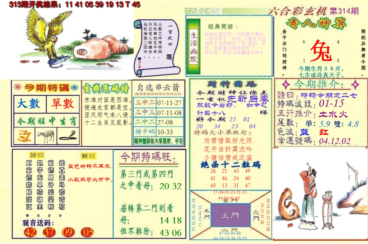 2024314期澳门六合玄机