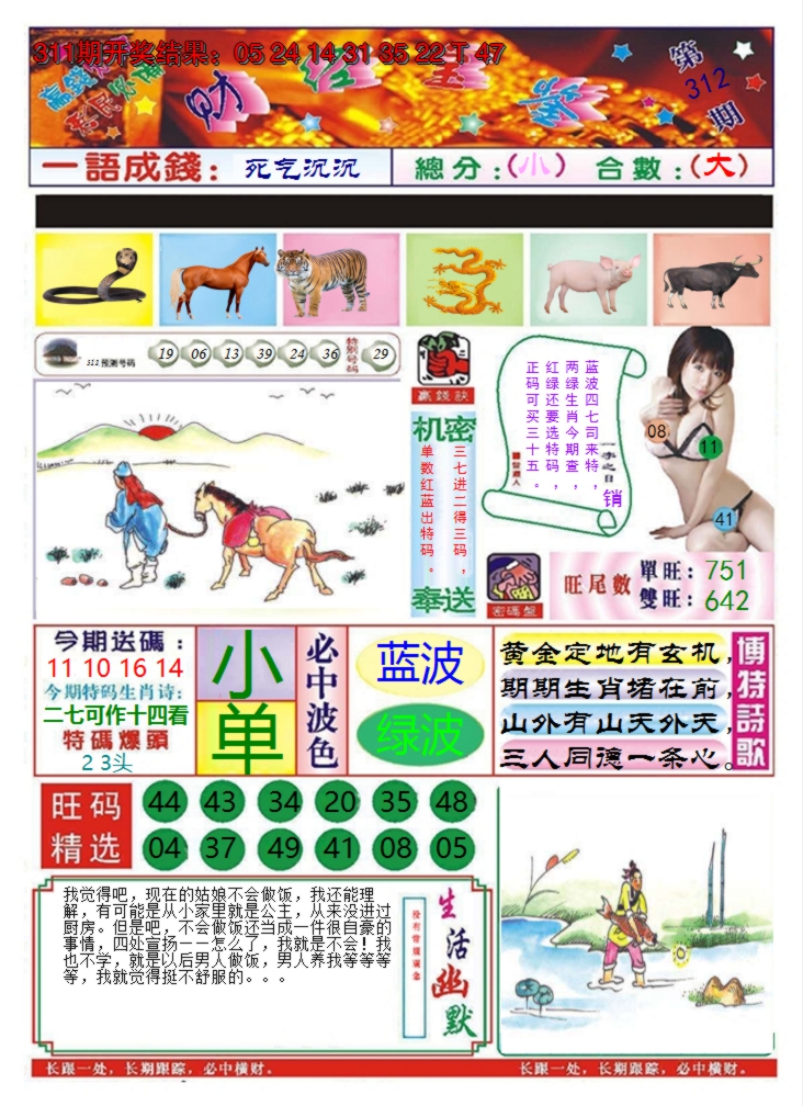 2024312期澳门财经宝鉴