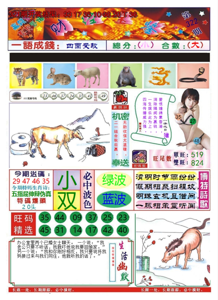 2024322期澳门财经宝鉴