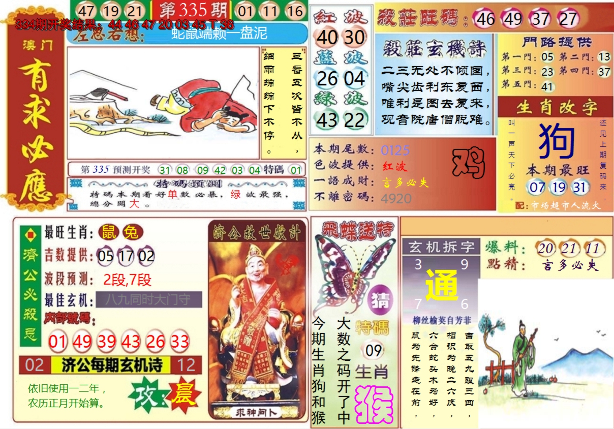 2024335期澳门有求必应