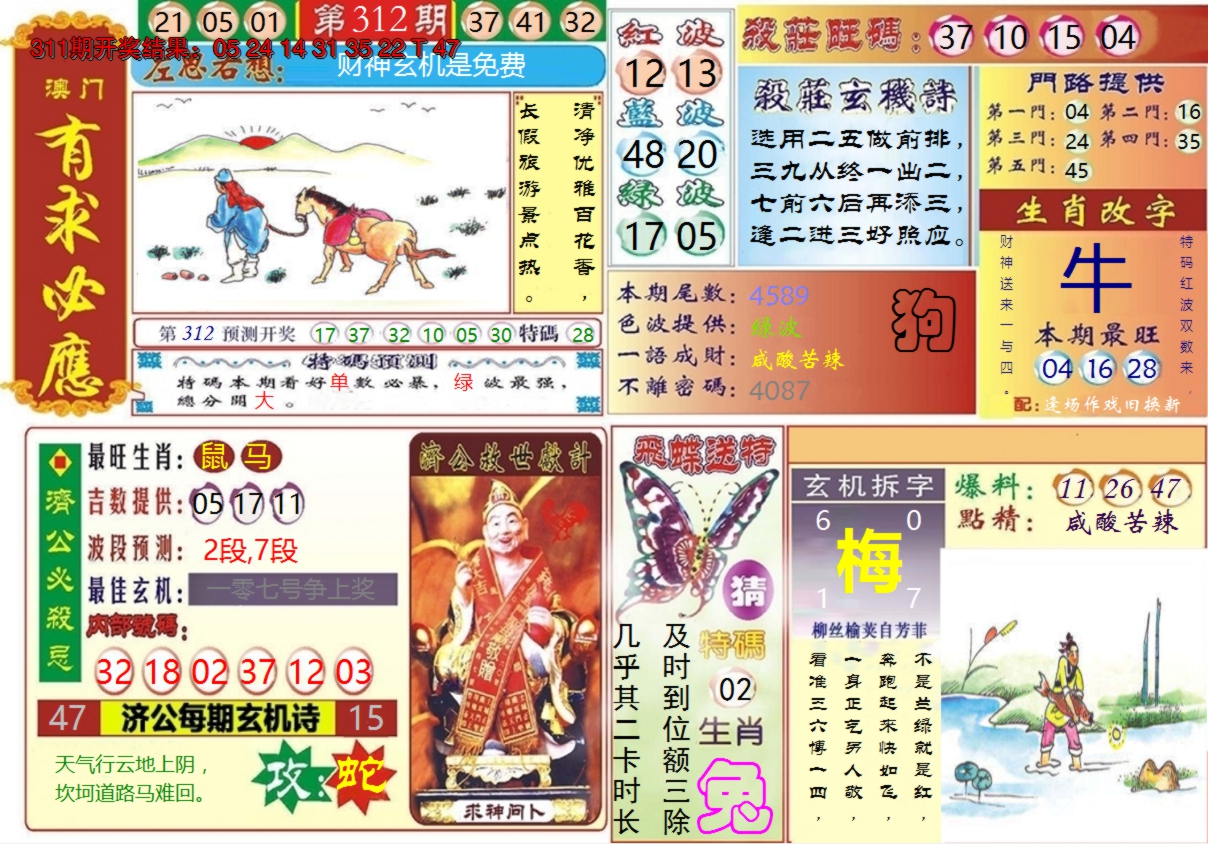2024312期澳门有求必应