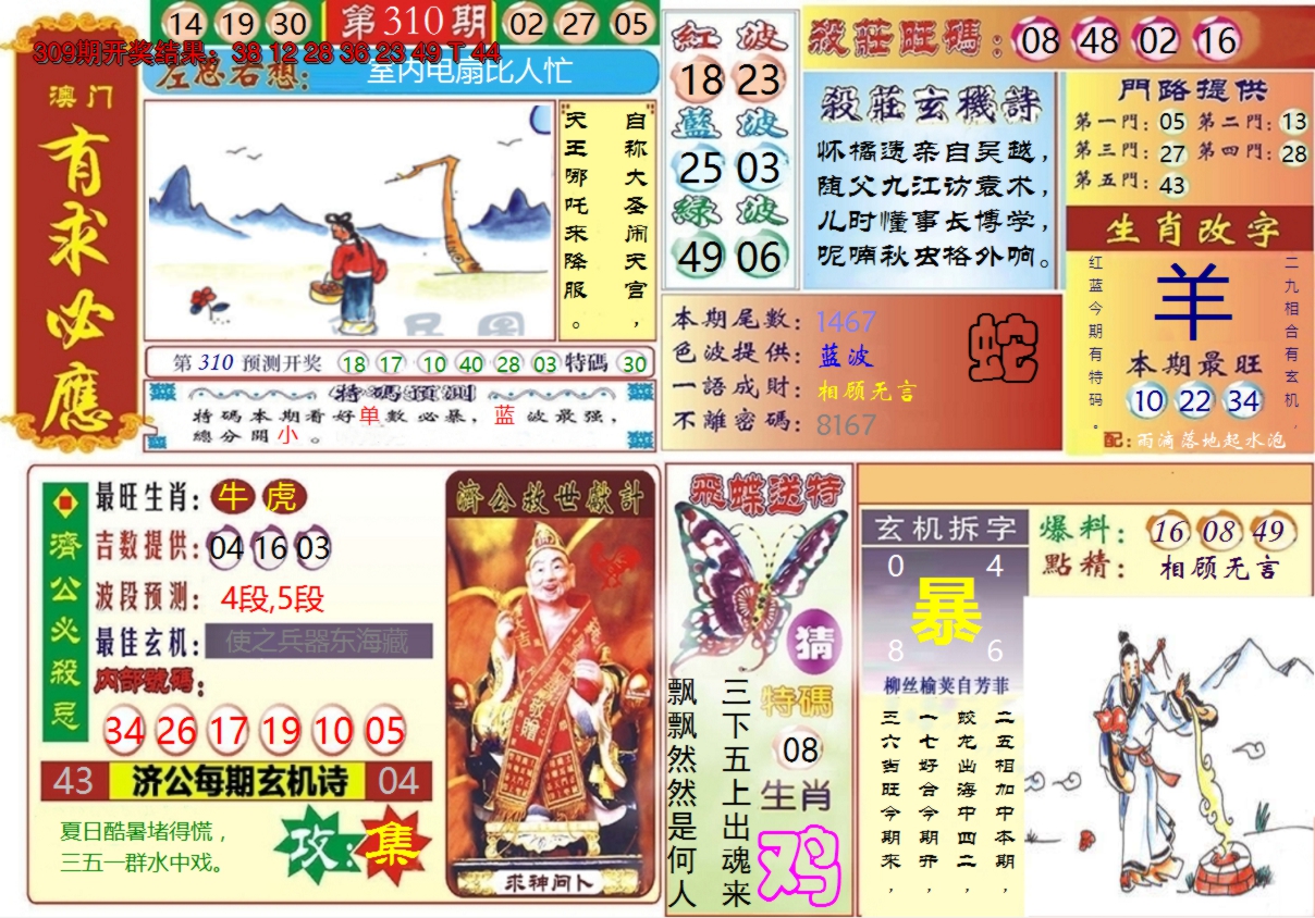 2024310期澳门有求必应