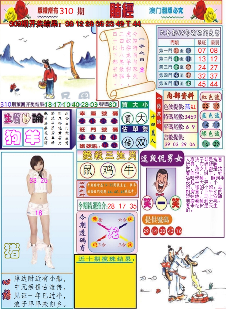 2024310期澳门赌经