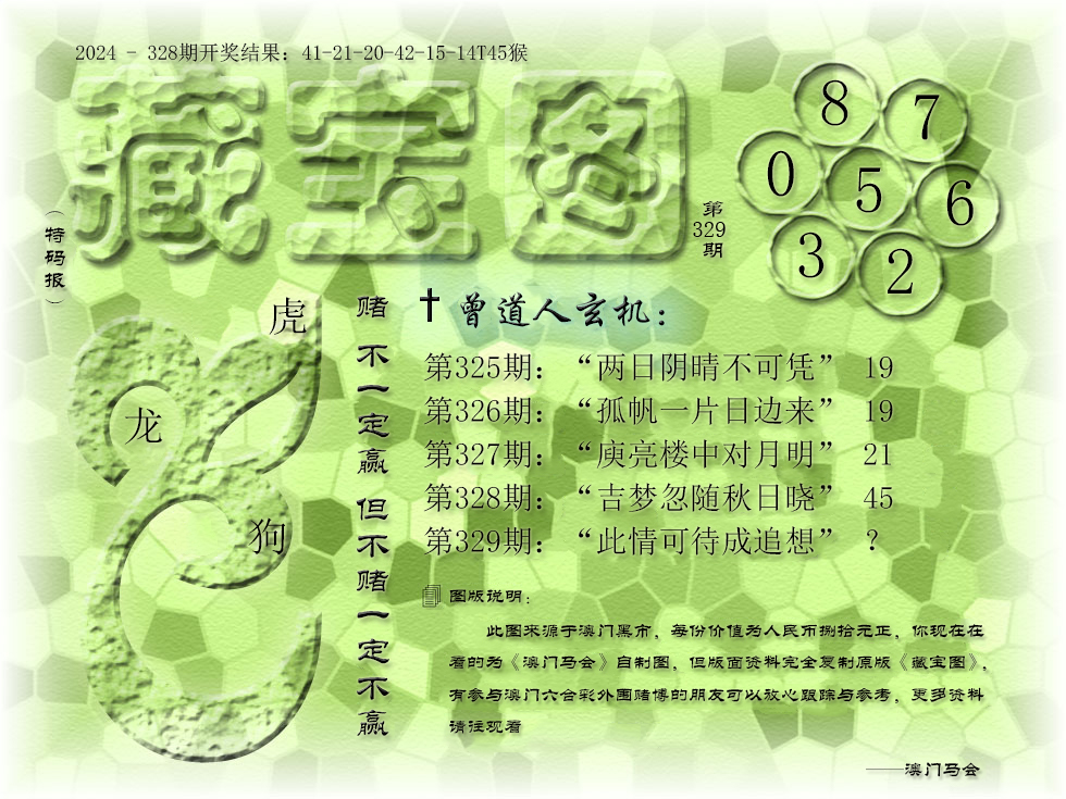 2024329期《藏宝图》
