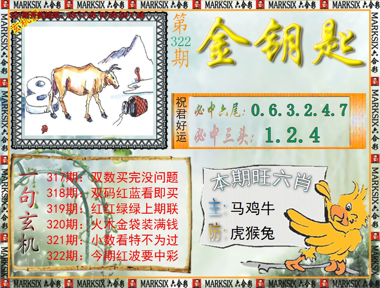 2024322期《澳门金钥匙》