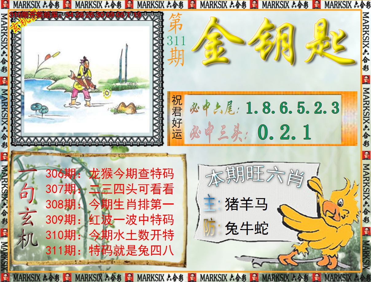 2024311期《澳门金钥匙》