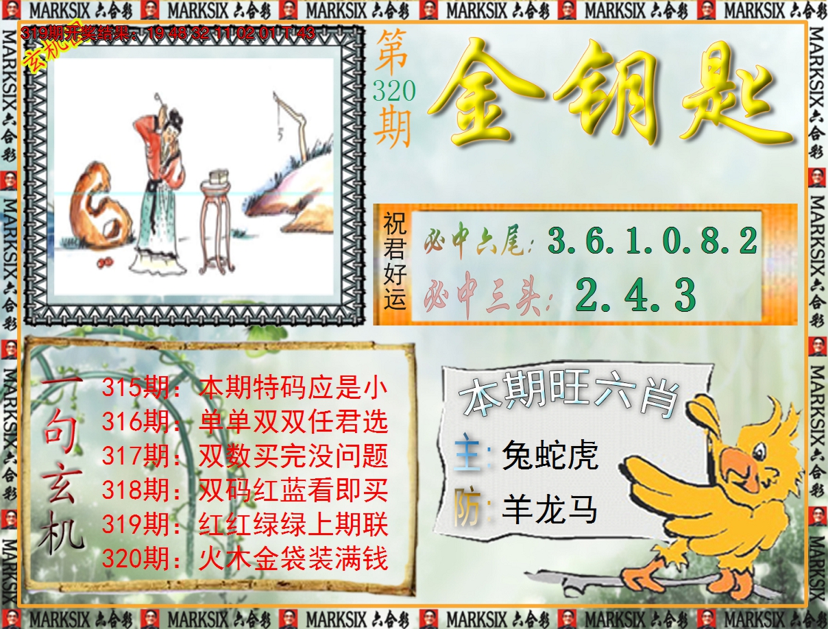 2024320期《澳门金钥匙》