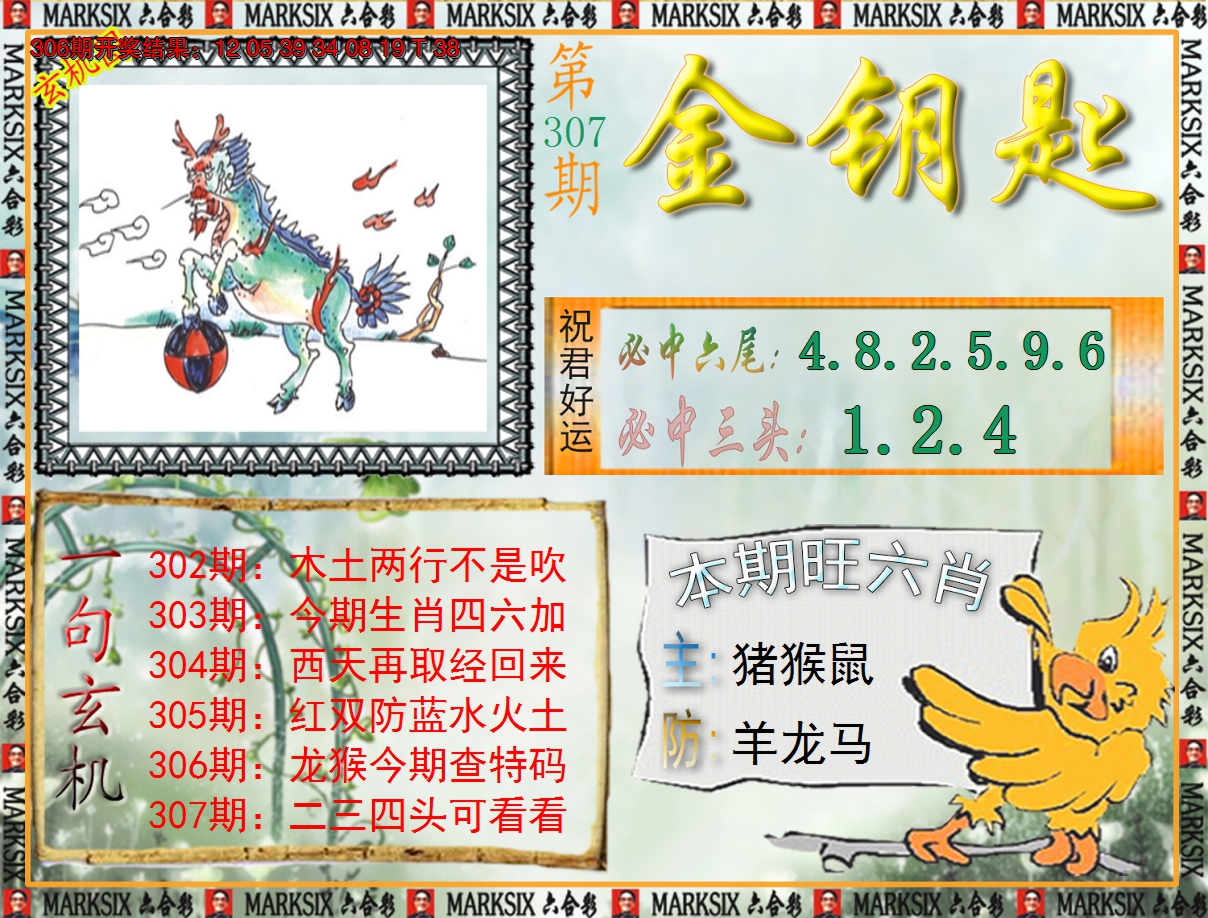 2024307期《澳门金钥匙》